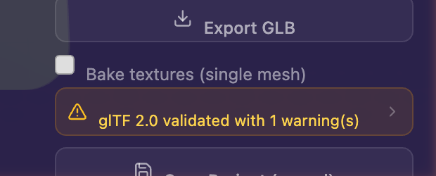 Export button shown across each phase — Preparing, Exporting, Validating, Done